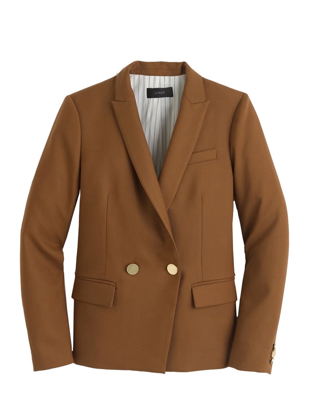 J. Crew Dover blazer in Italian wool, 8P, Color: BELGIAN CHOCOLATE